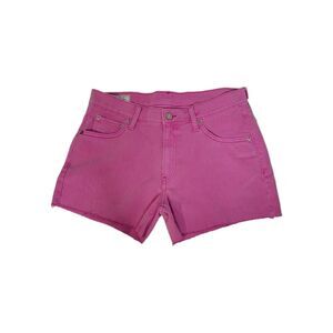 Gap denim low stride cutoff shorts pink women's size 6